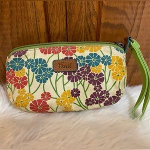 Cute floral FOSSIL crossbody purse